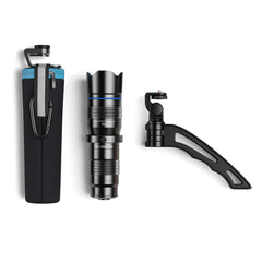 Metal HD 20-40X Zoom Single-tube Telescope External Dual Adjustment Monocular Phone Telephoto Lens