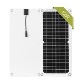 12W 12V Solar Panel Kit USB Port Off Grid Monocrystalline Module