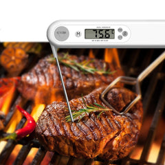 Digital Food Thermometer Instant Read Meat Probe Kitchen Cooking Temperature Tester for Milk Grill BBQ