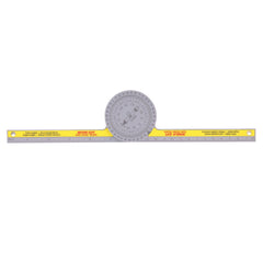 Miter Saw Protractor Angle Measuring Transfer Rule Gauge for Carpenters ABS Metric Ruler