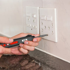Mini USB Rechargeable Electric Screwdriver with LED Indicator Light and 19pcs Bits