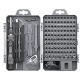 Screwdriver and Bit Set Multiple Screw Driver Bits Manual Repairing Tool for Phone Electronic Device 115pcs