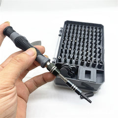 Screwdriver and Bit Set Multiple Screw Driver Bits Manual Repairing Tool for Phone Electronic Device 115pcs