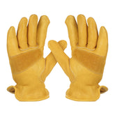 Men's Work Cowhide Gloves Gardening Digging Planting Pruning Protective Non-Slip Protection Wear