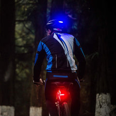 Waterproof Bike Tail 500mAh Rear USB Charging 5 Modes Flashlight With COB Lamp
