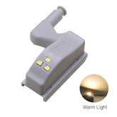 4pcs Cabinet Light Universal Wardrobe Sensor Led Amarion With Battery Night Lamp For Kitchen Cupboard Closet