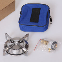 Portable Outdoor Camping Cooking Ultra light Gas Stove BBQ Picnic Stainless Steel Mini Foldable Hiking Gas Stoves Backpacking