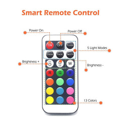 Underwater LED Lights Submersible RGB Waterproof Light Battery Powered Swimming Pool Light With Battery For Vase Pond