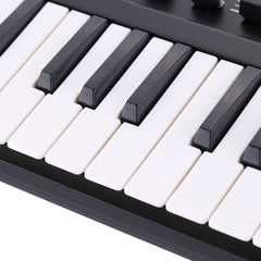 25-Key USB Keyboard and Drum Pad MIDI Controller