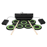 Portable Digital Stereo Electronic Drum Set