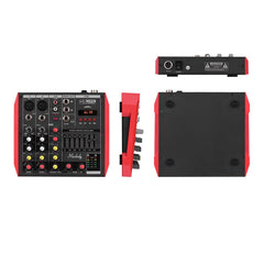 Portable 4-Channel Mixing Console Mixer