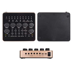 Portable Rechargeable Live Sound Card Voice Changer