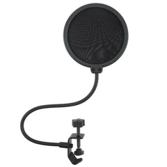 Double Layer Studio Microphone Wind Screen Shield Mesh Gooseneck Noise Filter