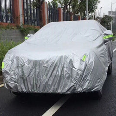 Car Full Sedan Covers with Reflective Strip Sunscreen Protection Dustproof UV Scratch-Resistant Universal