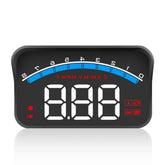 3.5" HUD Display ODB II GPS Speedometer Tachometer Water Temperature LED Head Up Projector