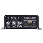 400W DC12V BT Amplifier Hi-Fi Car Stereo Music Receiver FM MP3 Power-Amplifier