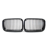 Front Grille Replacement for BMW E36 325i 320i 318is 1992-96 High Gloss Black Cool Bussiness Style