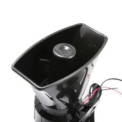 Car Megaphone 5 Tone Alarm Horn 12V 110dB Loud Speaker Fire Ambulance Blaring Police Siren
