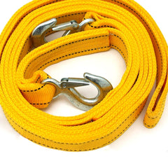 Tow Strap with Hooks Car Vehicle Recovery Rope Trailer 11,023 lbs Capacity Heavy Duty for Truck SUV,4m
