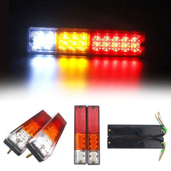 2X 12V 20 LED Stop Rear Tail Reverse Light Indicator Lamp Ute Truck Trailer Caravan