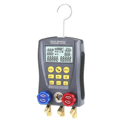 Pressure Gauge Refrigeration Digital Vacuum Manifold Tester Heating Ventilation And Air Conditioning Temperature Valve Kit