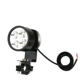12V-80V 20W Black LED Headlight Lamp Universal for Motorcycle E-bike
