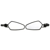 Pair of Motorcycle Universal 7/8" Handle Bar End Rearview Mirror CNC Aluminum 360° Rotation