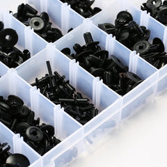 350PCS Auto Fastener Kit Car Universal Plastic Nylon Fixing Clip Rivet