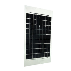 Transparent Epoxy Resin Solar Panel With Alligator Clip Wire 12V 10W 38 X 22 CM