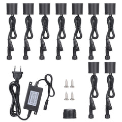 DC12V Recessed LEDs Deck Lights IP67 Waterproof Outdoor In-ground Lamp Landscape Light