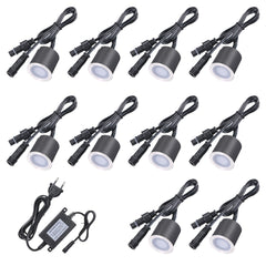 DC12V Recessed LEDs Deck Lights IP67 Waterproof Outdoor In-ground Lamp Landscape Light