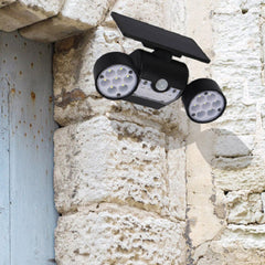 30 LEDs Solar Powered Operated Energy Wall-Mounted Lamp Outdoor Light Adopted PIR Motion Sensor