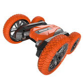 2.4G RC Stunt Car 360° Rotation Double-sided Driving with LED Light and Music Crawler