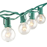 Glass Bulb Garden Yard Fence Warm Goble Lamp Holiday Lights String Indoor Outdoor Decoration