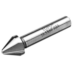 60 Degree Three Flute Shraight Shank HSS Chamfer Milling Cutter Bit
