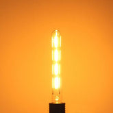 E27 4W Warm White 400LM COB LED Filament Retro Edison Bulbs 110-240V