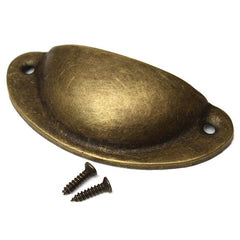 1pcs Shell Shaped Furniture Dresser Handle Cabinet Drawer Pull
