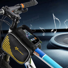 Bicycle Front Tube Bag Pannier Smartphone Bag Saddle Bag
