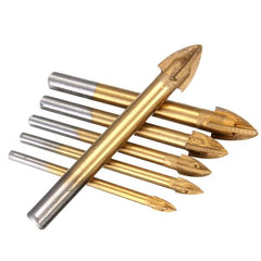 1pcs 4-12mm Alloy Cross Tip Glass Drill Tile Cermic Triangle