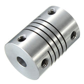 Flexible Shaft Coupling OD18mmx25mm CNC Motor Coupler Connector 6.35 To 8mm