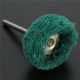 Polishers Buffers Abrasive 3mm Shank Scouring Pad Grinding Head Fits For Dremel