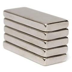 5pcs N35 Strong Rectangular Neodymium Magnets 25x10x3mm Block NdFeB Rare Earth Magnets