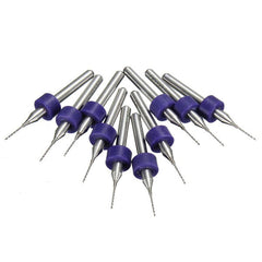 10pcs 0.5mm Mini PCB Drill Bits For CNC Print Circuit Board Tungsten Steel