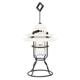 Portable Retro Camping Lantern Rechargeable Metal Handle Flashlight Vintage Warm White Light Outdoor Hanging Tent Light