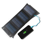 Solar Panel 5W 5V Folding USB Battery Portable Solar Charger Waterproof Solar Battery for Mobile Phone Outdoor