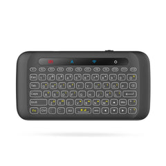 2.4GHz Backlight Colorful Wireless Keyboard with Large Touchpad for Smart TV Android Box PC Laptop