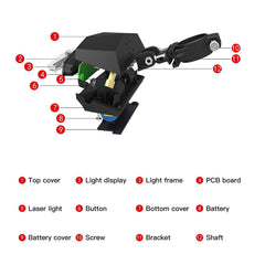Bike light Brake Bicycle Rear Light Tail Lamp