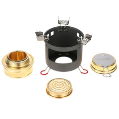 Camping Outdoor Spirit Alcohol Burner Stove Bracket Support Set