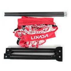 Goal Detachable Soccer Net Sturdy Frame Fiberglass Pole for Playground Backyard Training