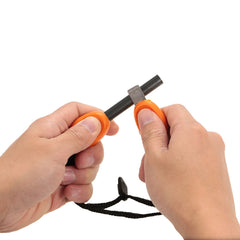 Outdoor Fire Starter Lighter Flint with Emergency Whistle Survival Kit Portable Camping Tool